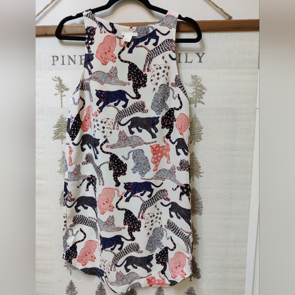 H&M Graphic Print Shift Dress - 4 - Picture 4 of 9
